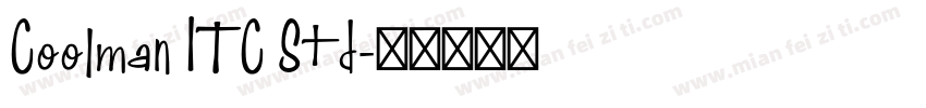 Coolman ITC Std字体转换